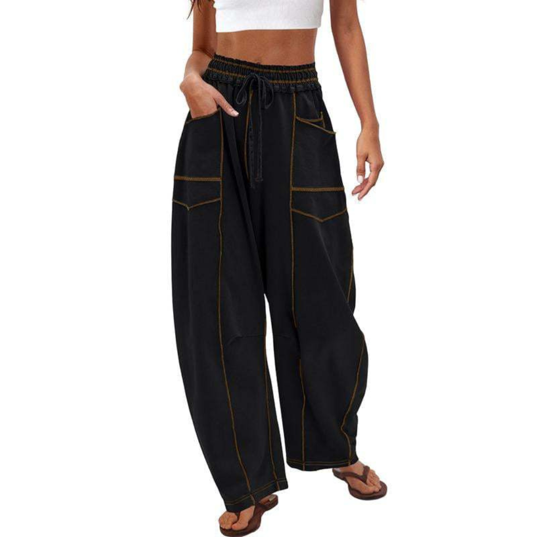 Chelsey | Comfy Baggy Leg Lounge Trousers