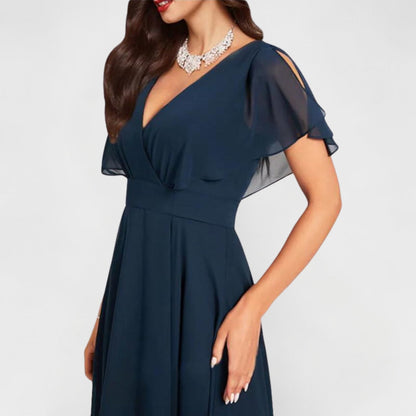 Charice | Flowing V-Neck Maxi Dress