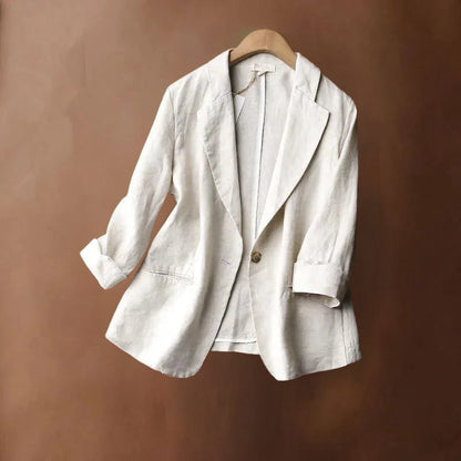 Tahia | Stylish Linen Blazer