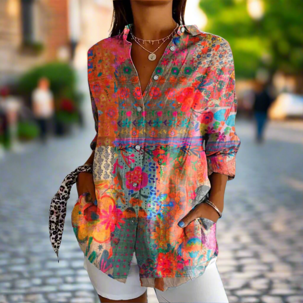 Arianwen | Premium Floral Blouse