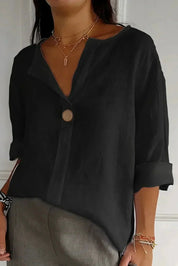 Zamma | Relaxed V-Neck Top