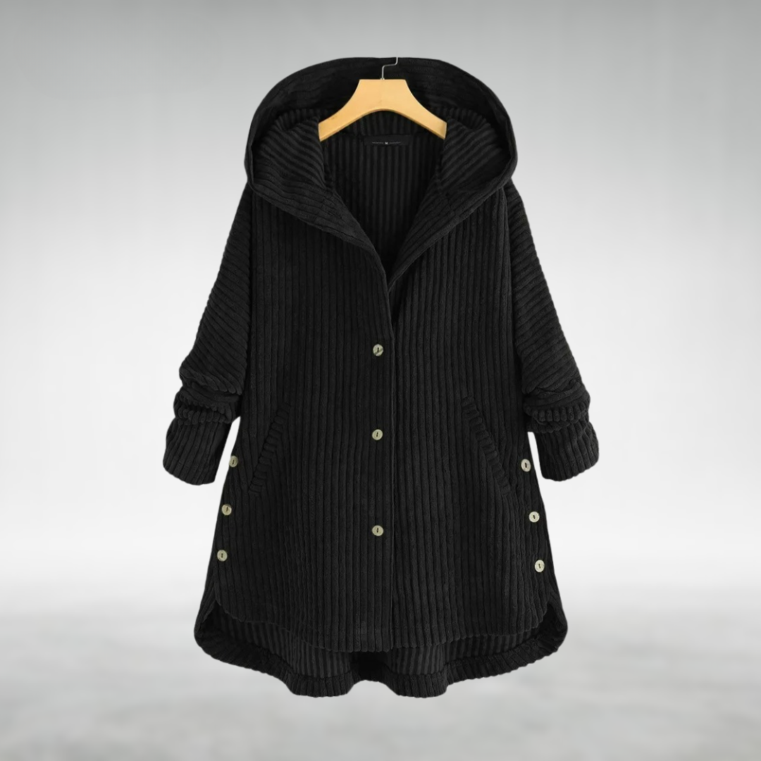 Leonie  | Corduroy Hooded Jacket