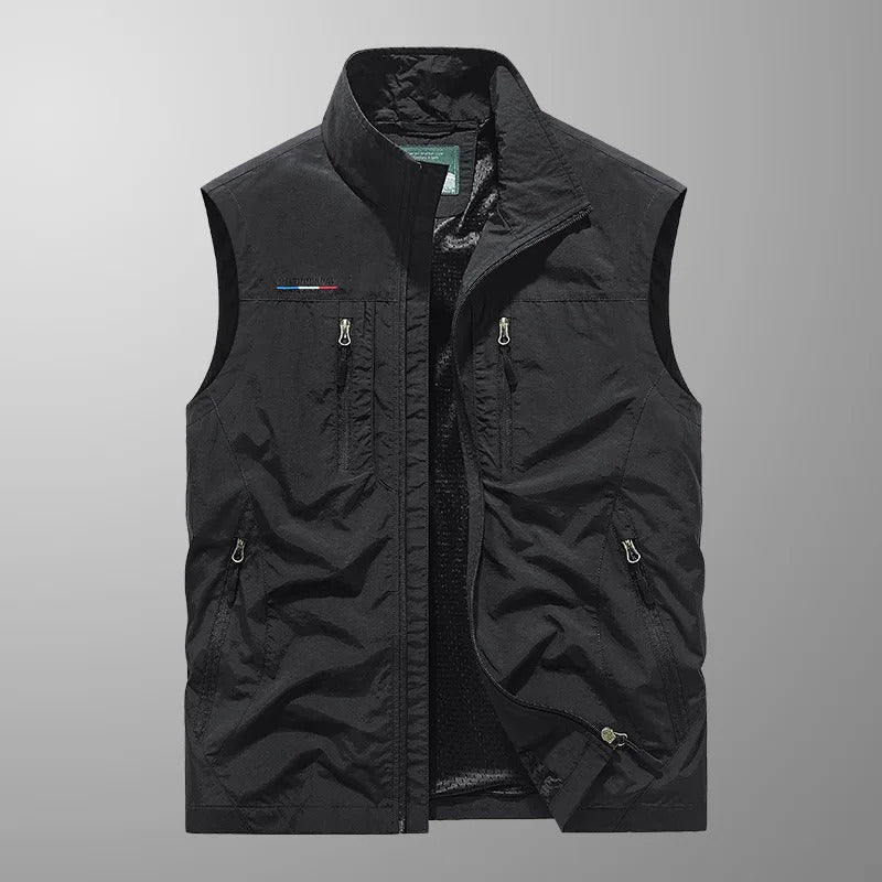 Asher | Multi-Pocket Breathable Outdoor Cargo Vest