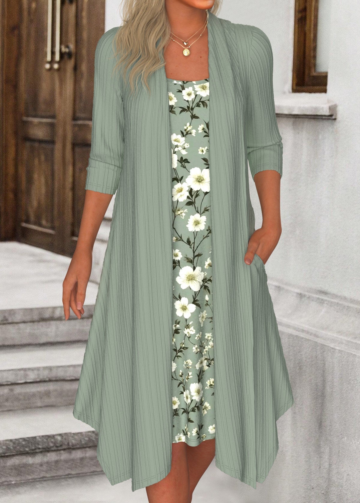 Nikoa | Graceful Floral Dress