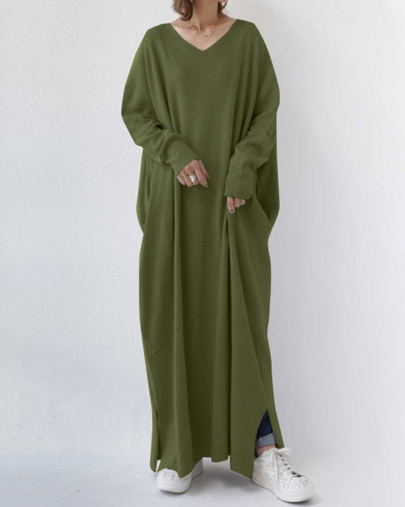 Odette | Elegant Casual V-Neck Dress