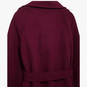 Burgundy Autumn Coat | Stylish Fall Outerwear