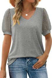 Helena | Sleek V-Neck Blouse