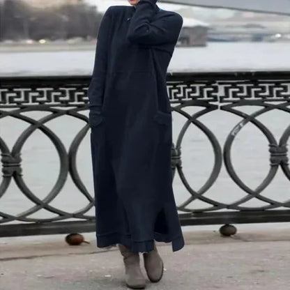 Stella | Maxi dress in wool and cotton