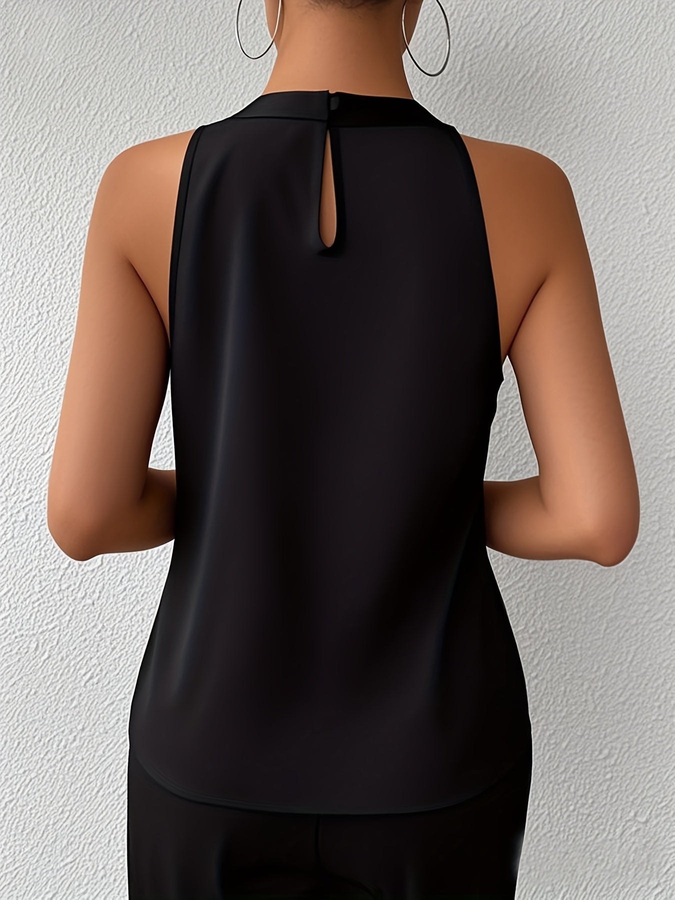 Rhonda | Elegant satin blouse with open shoulders