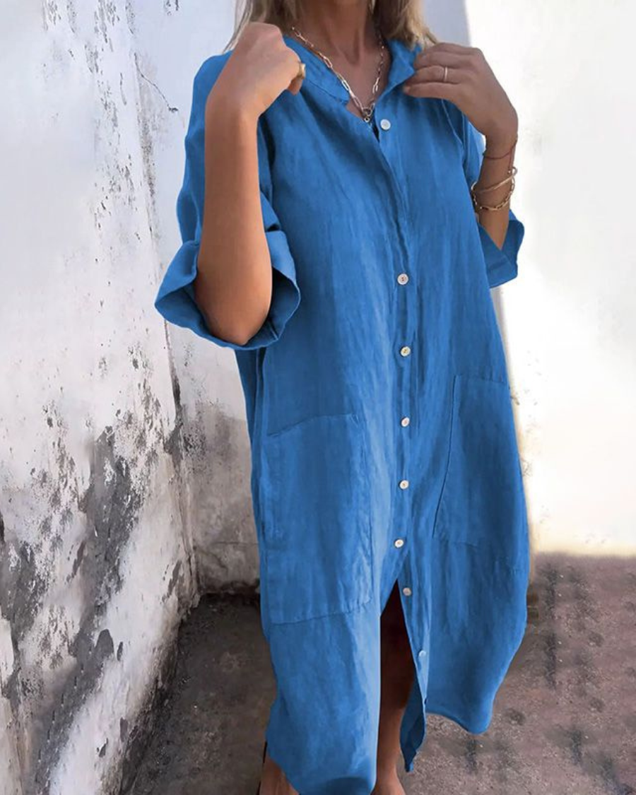 Vivienne | Elegant Casual Shirt Dress