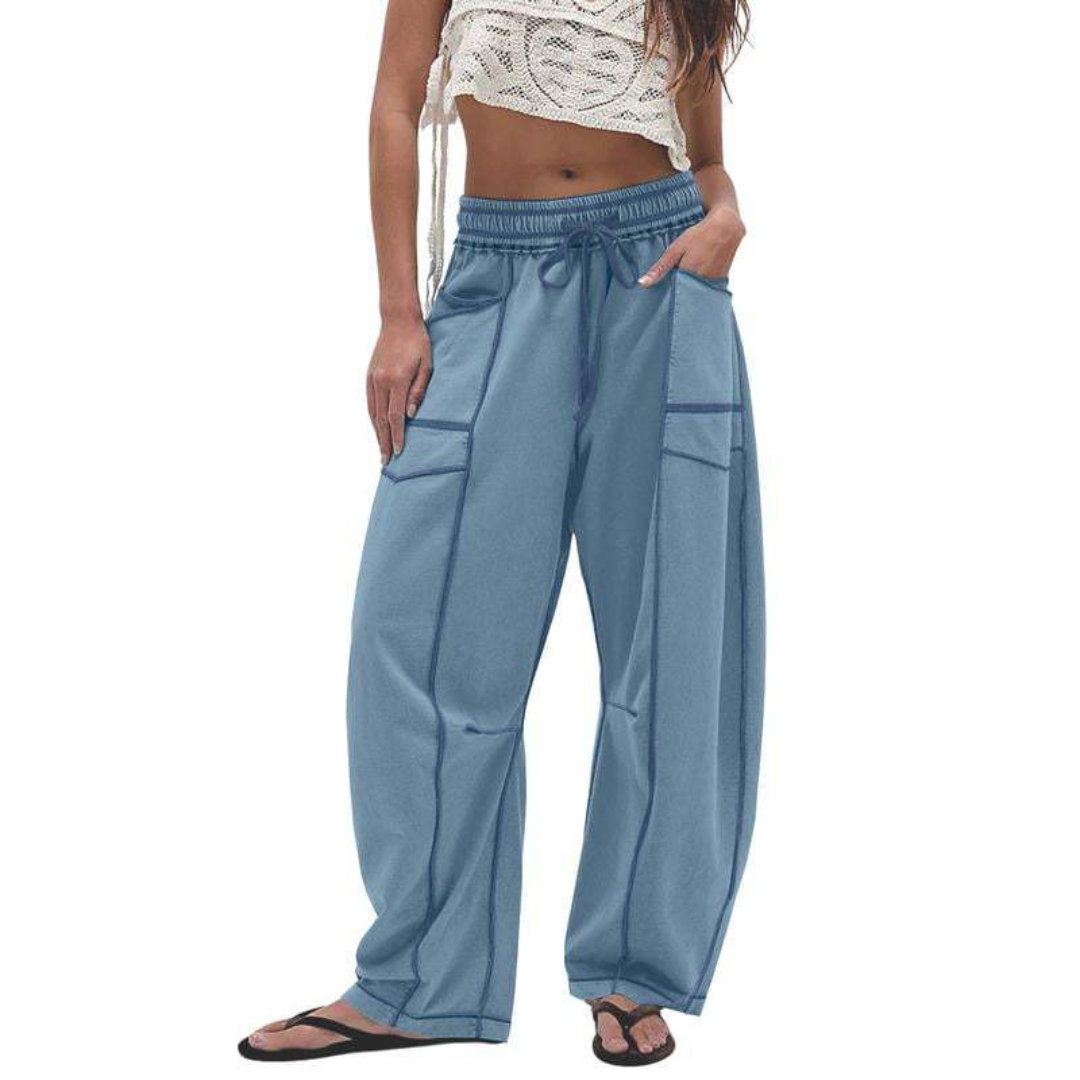 Chelsey | Comfy Baggy Leg Lounge Trousers
