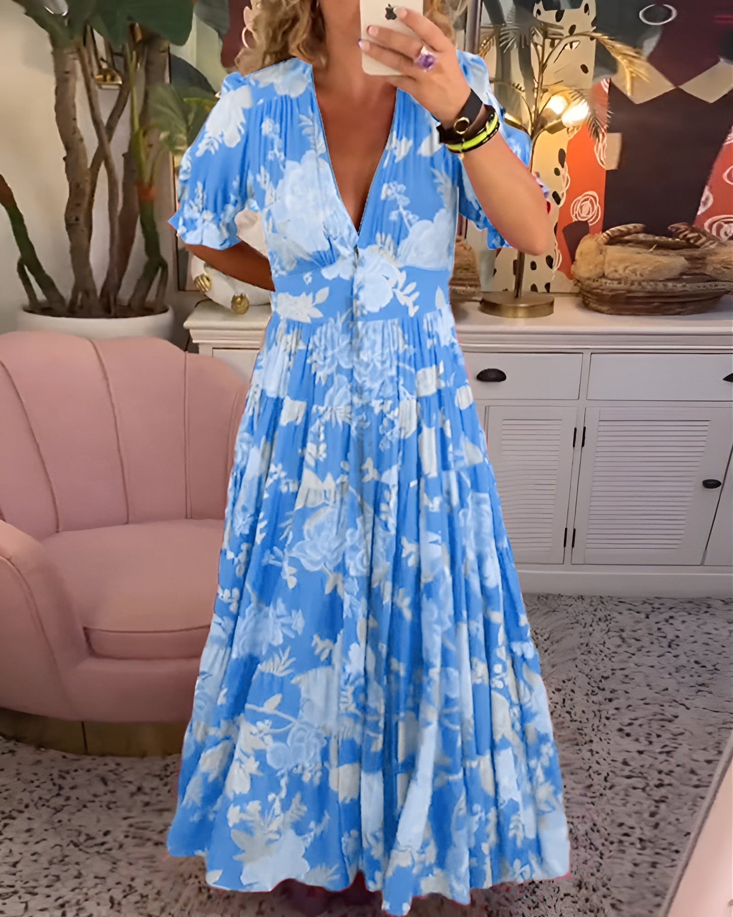 Rezziah | Airy Floral Dress
