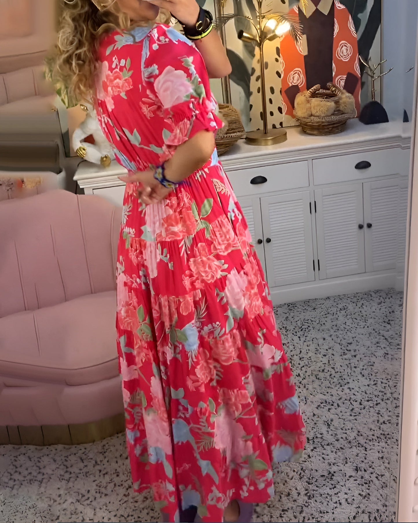 Rezziah | Airy Floral Dress
