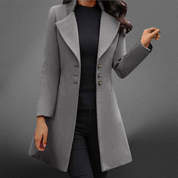 Vinci™ | Luxurious Italian Wool Long Sleeve Coat