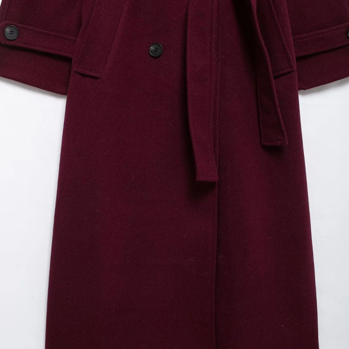 Burgundy Autumn Coat | Stylish Fall Outerwear