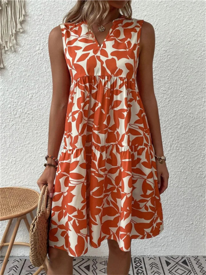 Cheryl | Elegant dress with V-neckline