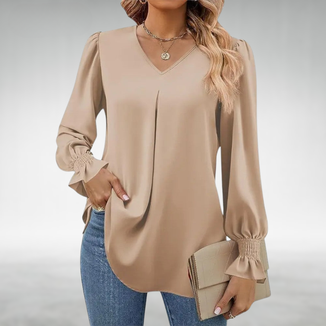 Glenys | Elegant V-Neck Top