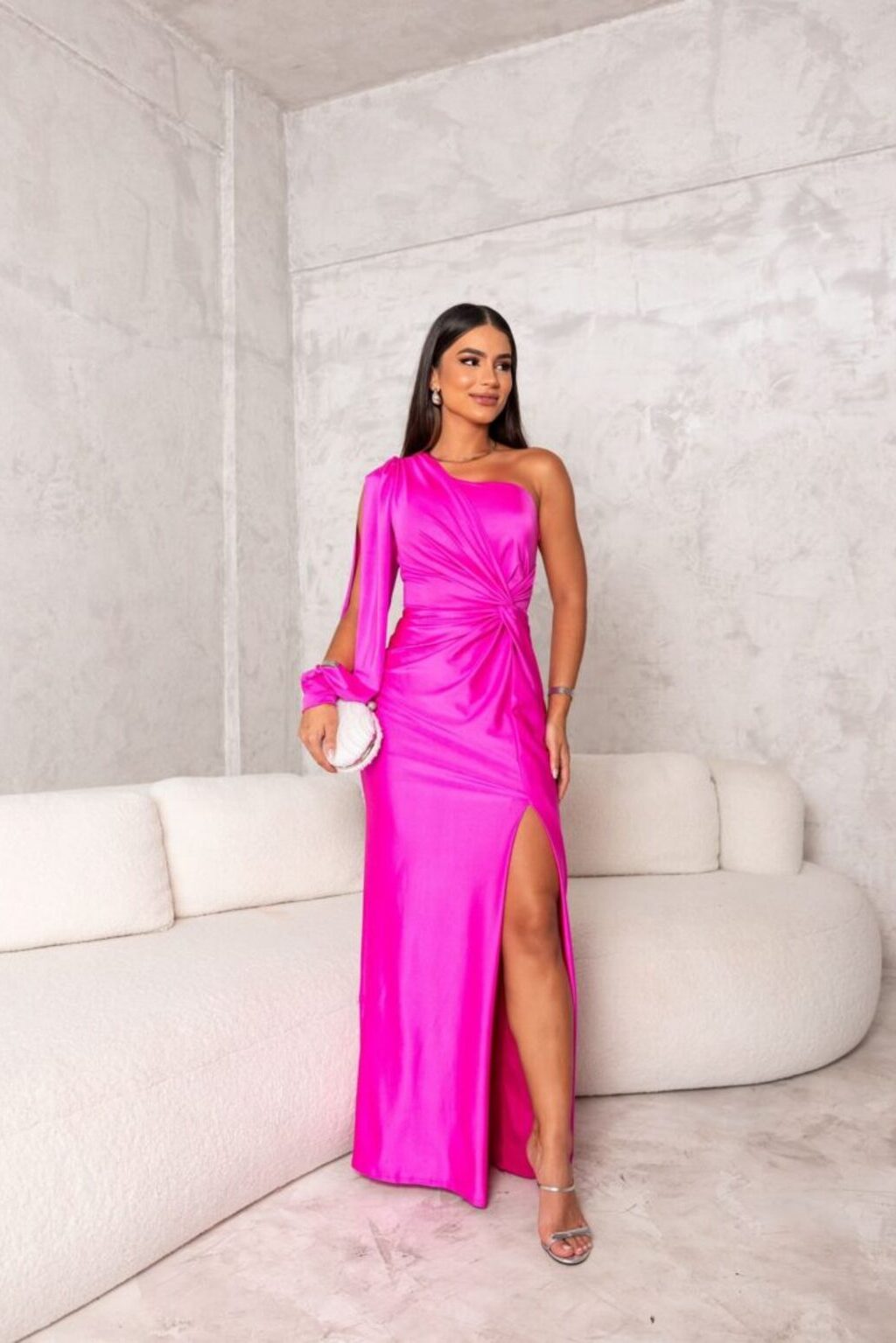 Goldie | Long Skirt Slit Dress