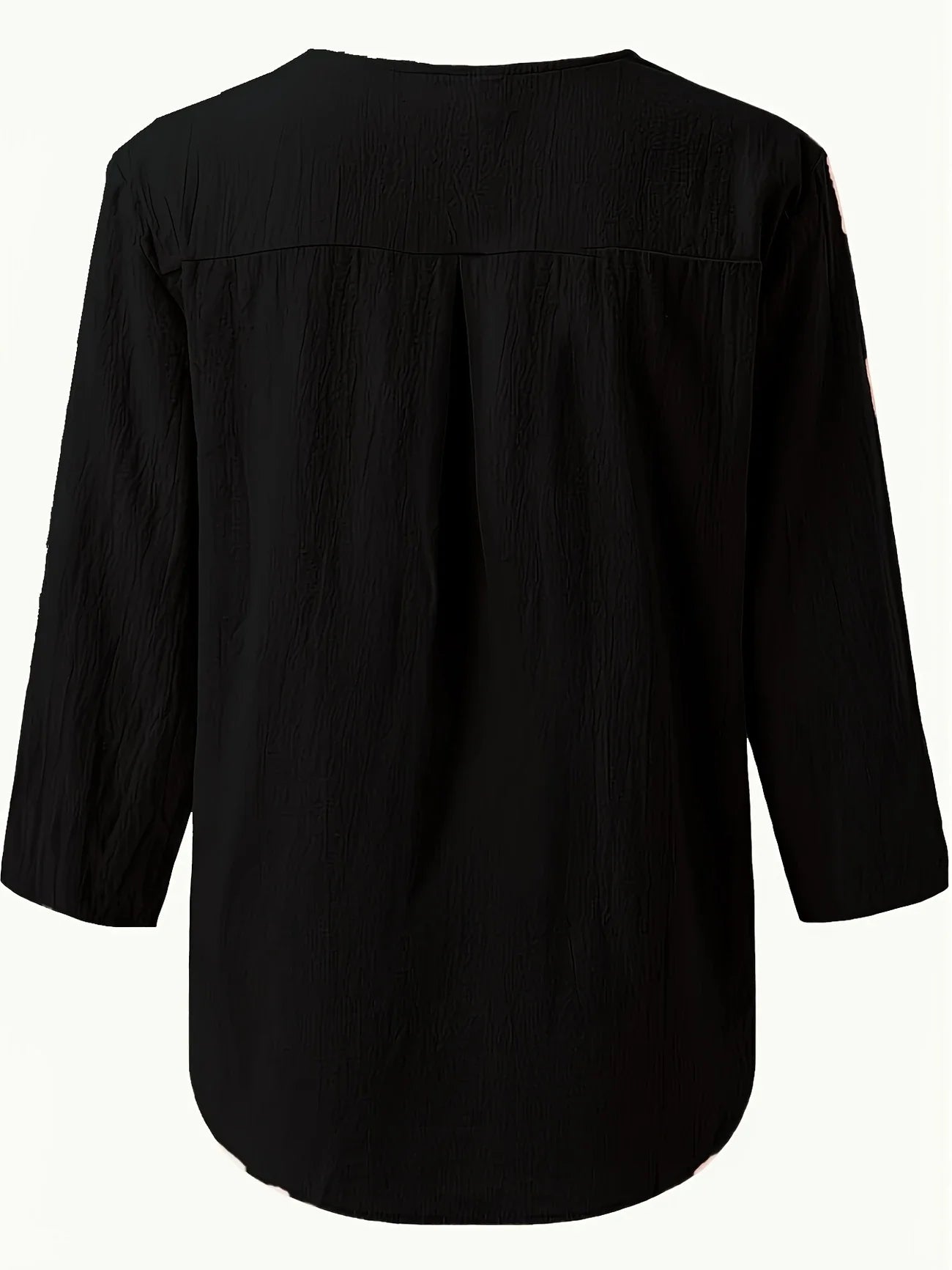 Lesley | Casual Cotton And Linen Blouse