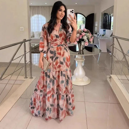 Taleira  | Stylish Floral Maxi Dress