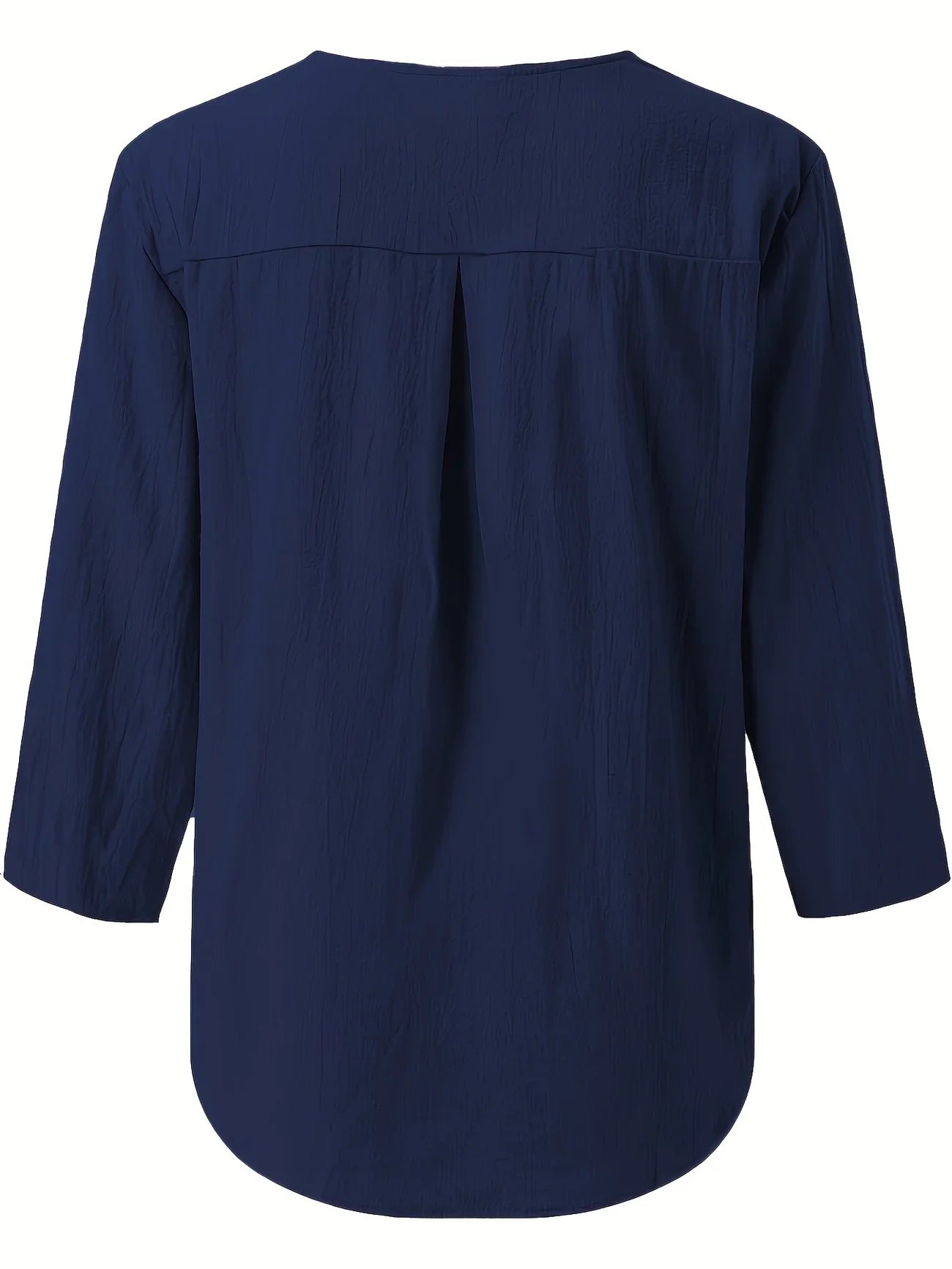 Lesley | Casual Cotton And Linen Blouse