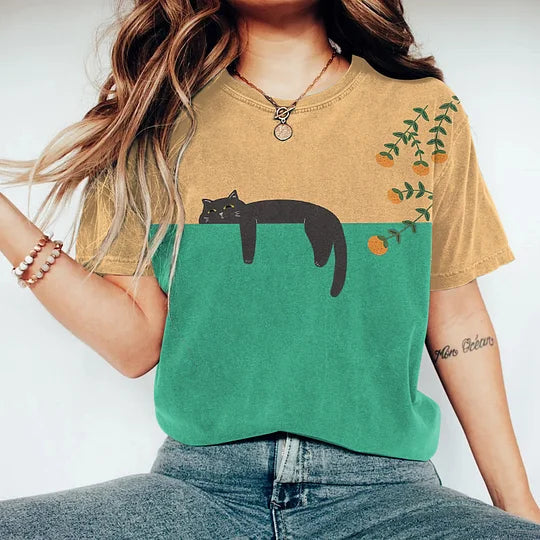 Elizabeth | Elegant Spring T Shirt With Print