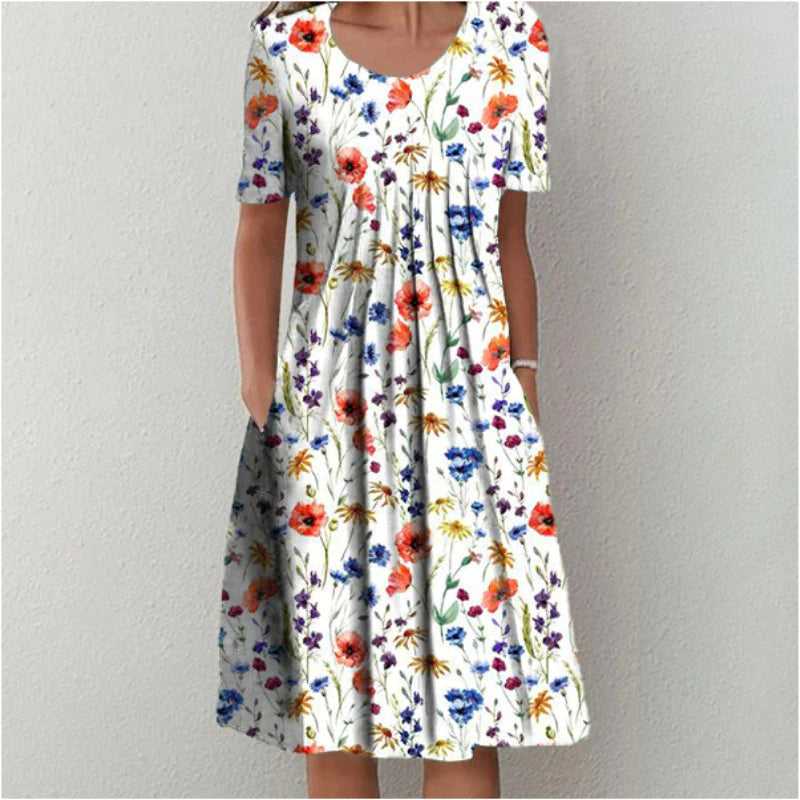 Mariam | Elegant Layered Tummy-Coverage Dress