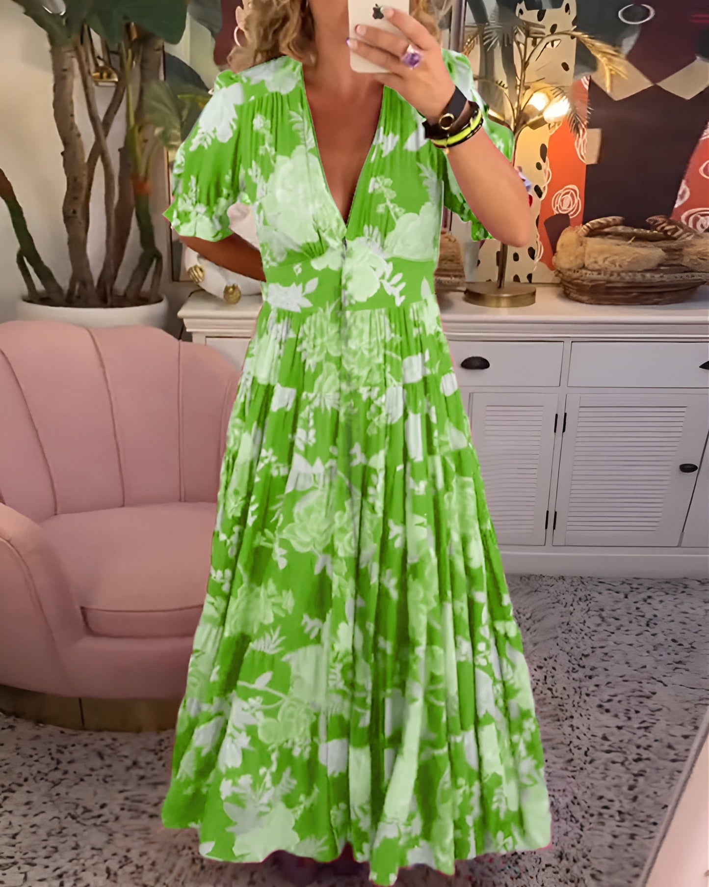 Rezziah | Airy Floral Dress