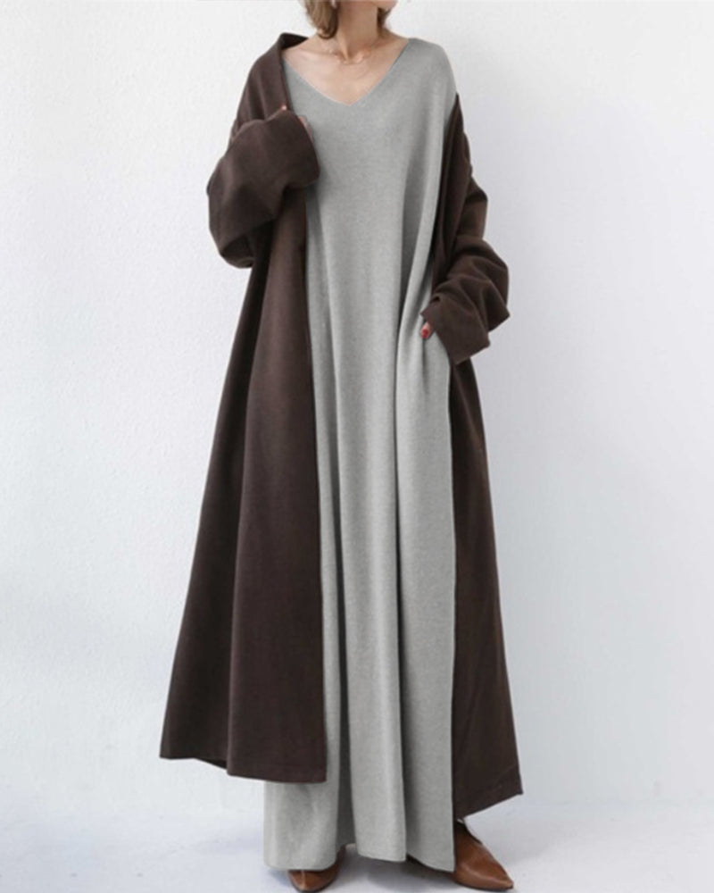 Odette | Elegant Casual V-Neck Dress