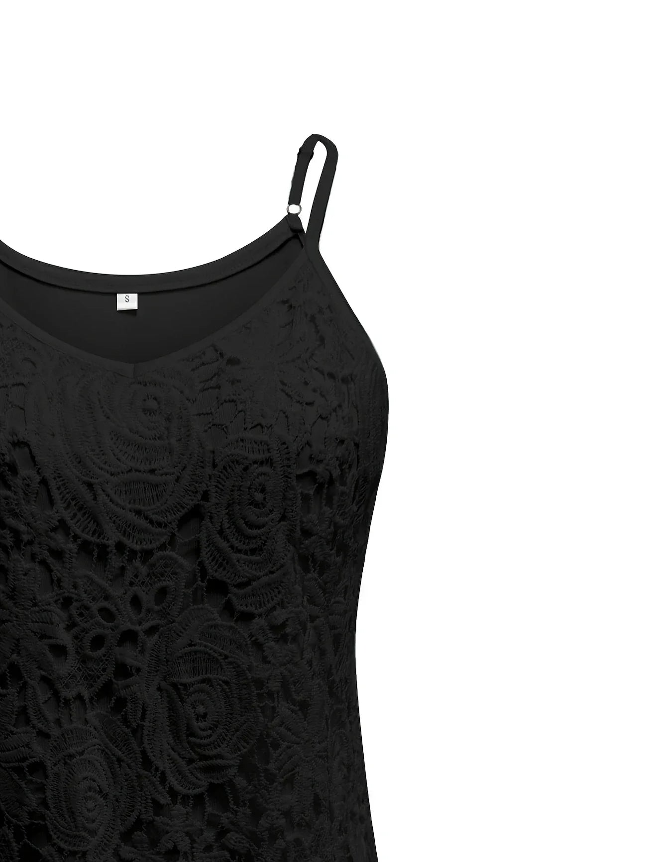 Kirsty | Elegant Sleeveless Lace Top With V Neck