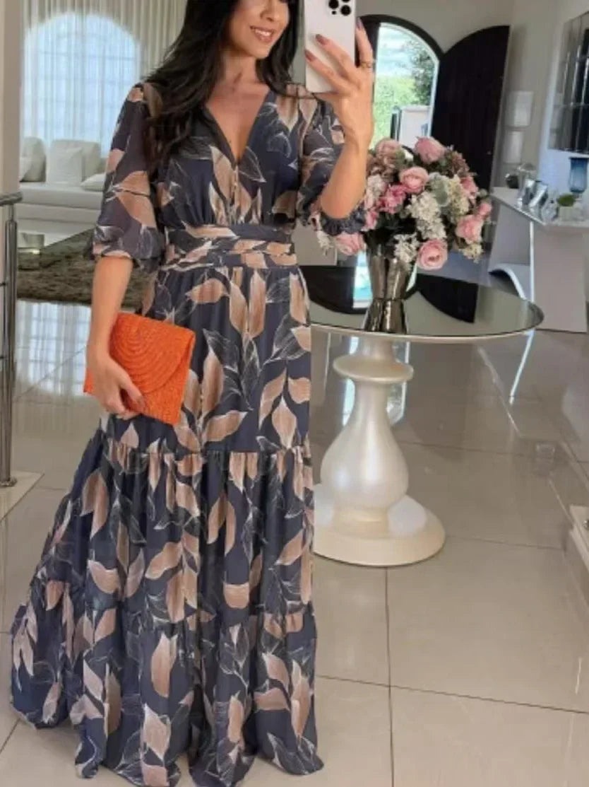 Taleira  | Stylish Floral Maxi Dress