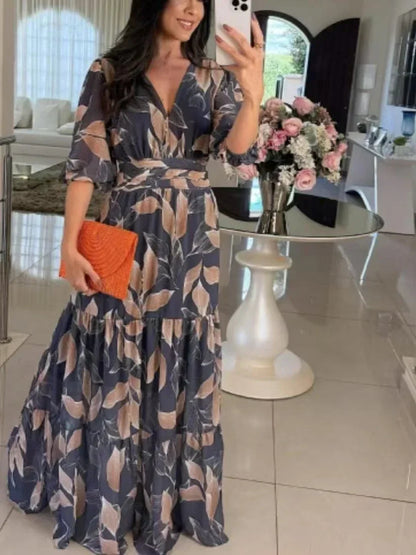 Taleira  | Stylish Floral Maxi Dress