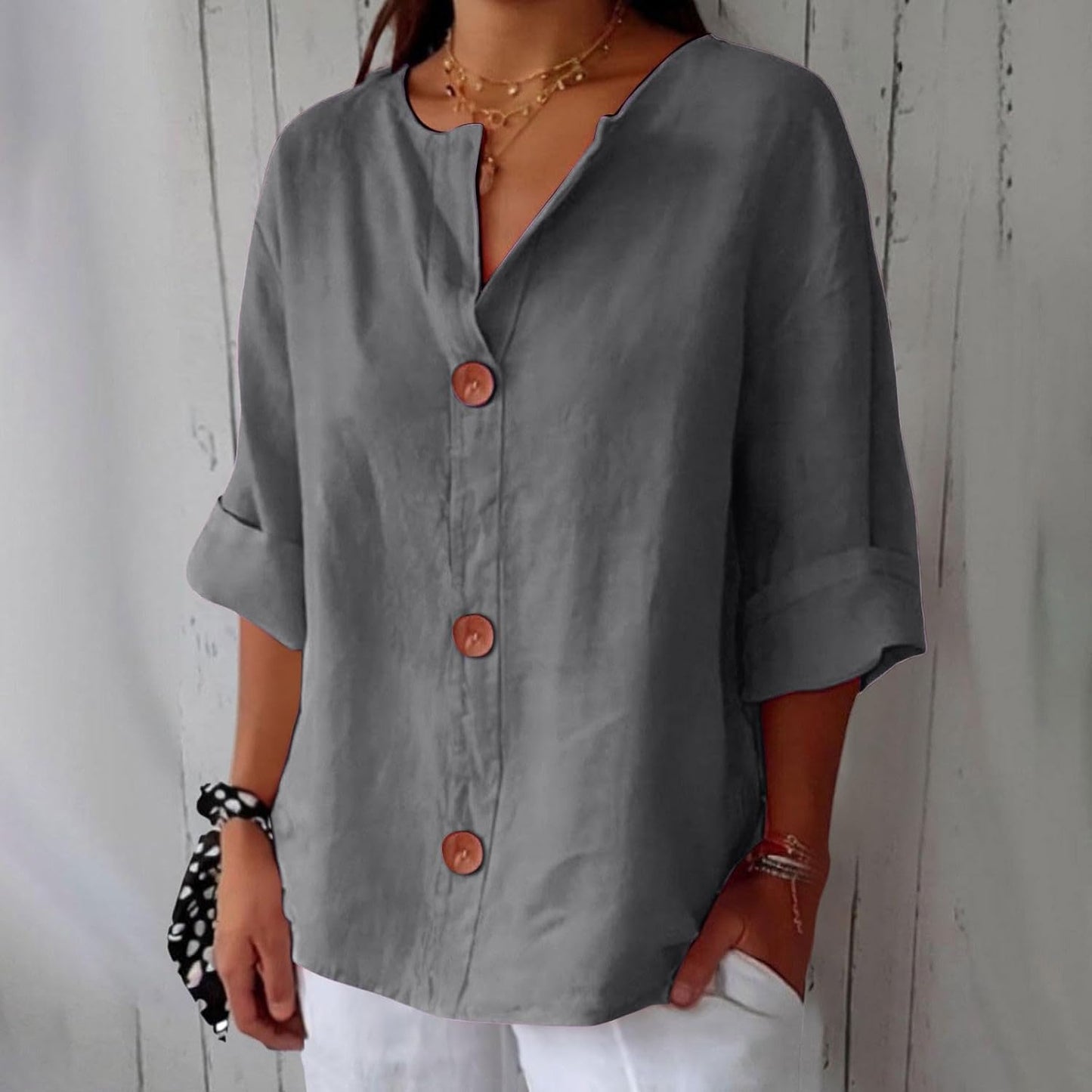 Cassey | Casual Textured Blouse