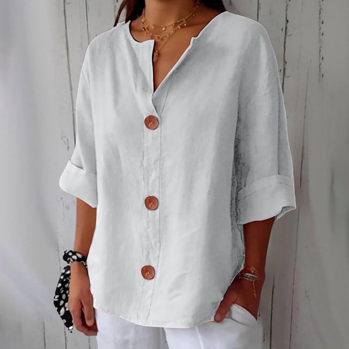 Cassey | Casual Textured Blouse