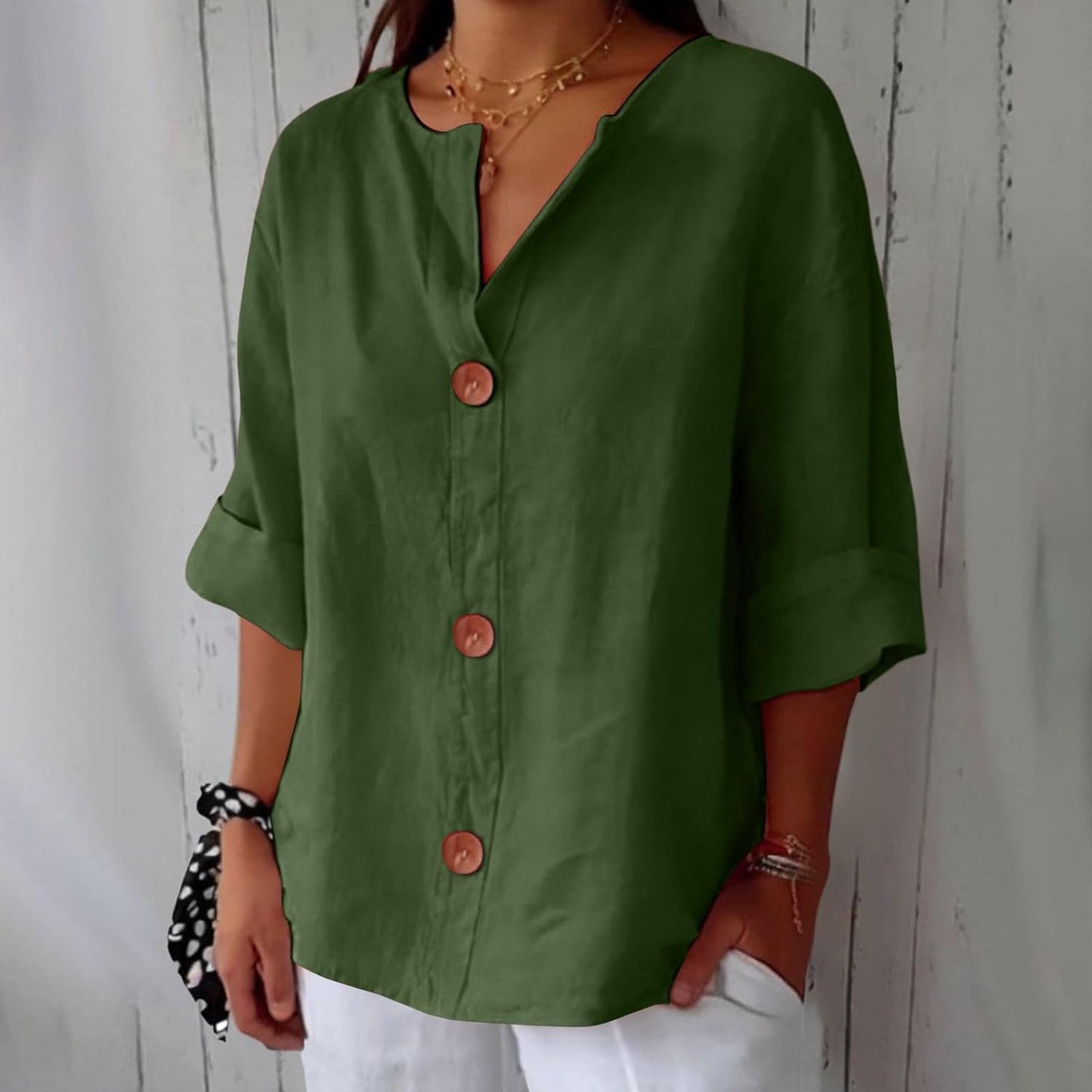 Cassey | Casual Textured Blouse