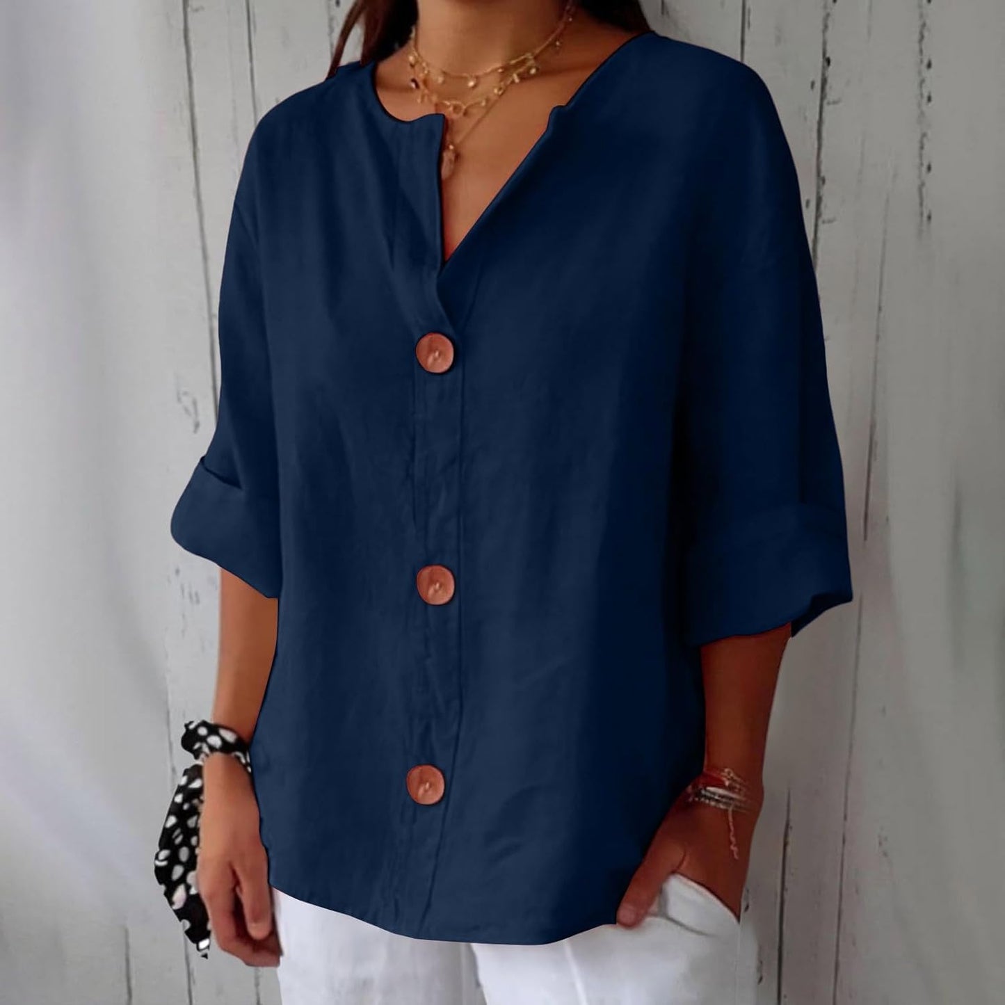 Cassey | Casual Textured Blouse