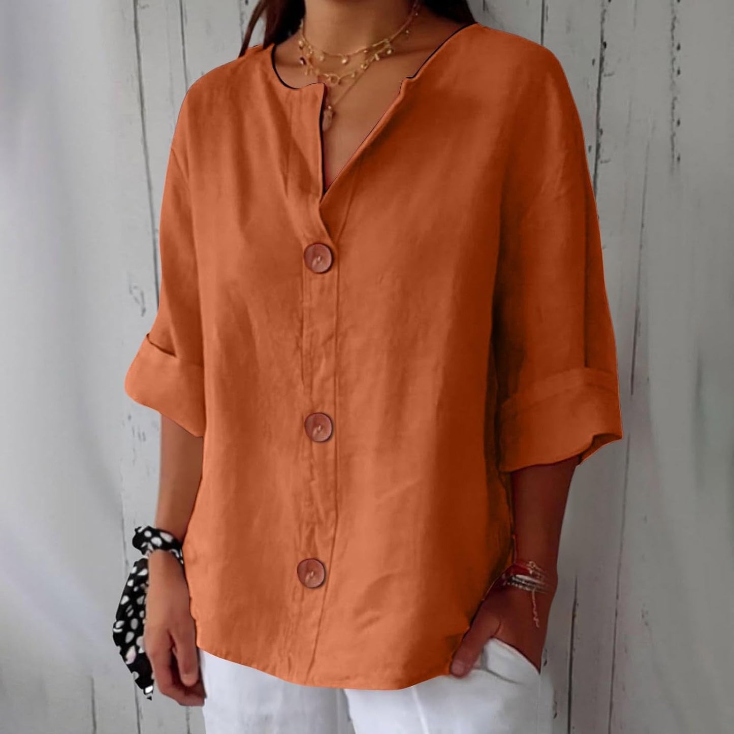 Cassey | Casual Textured Blouse