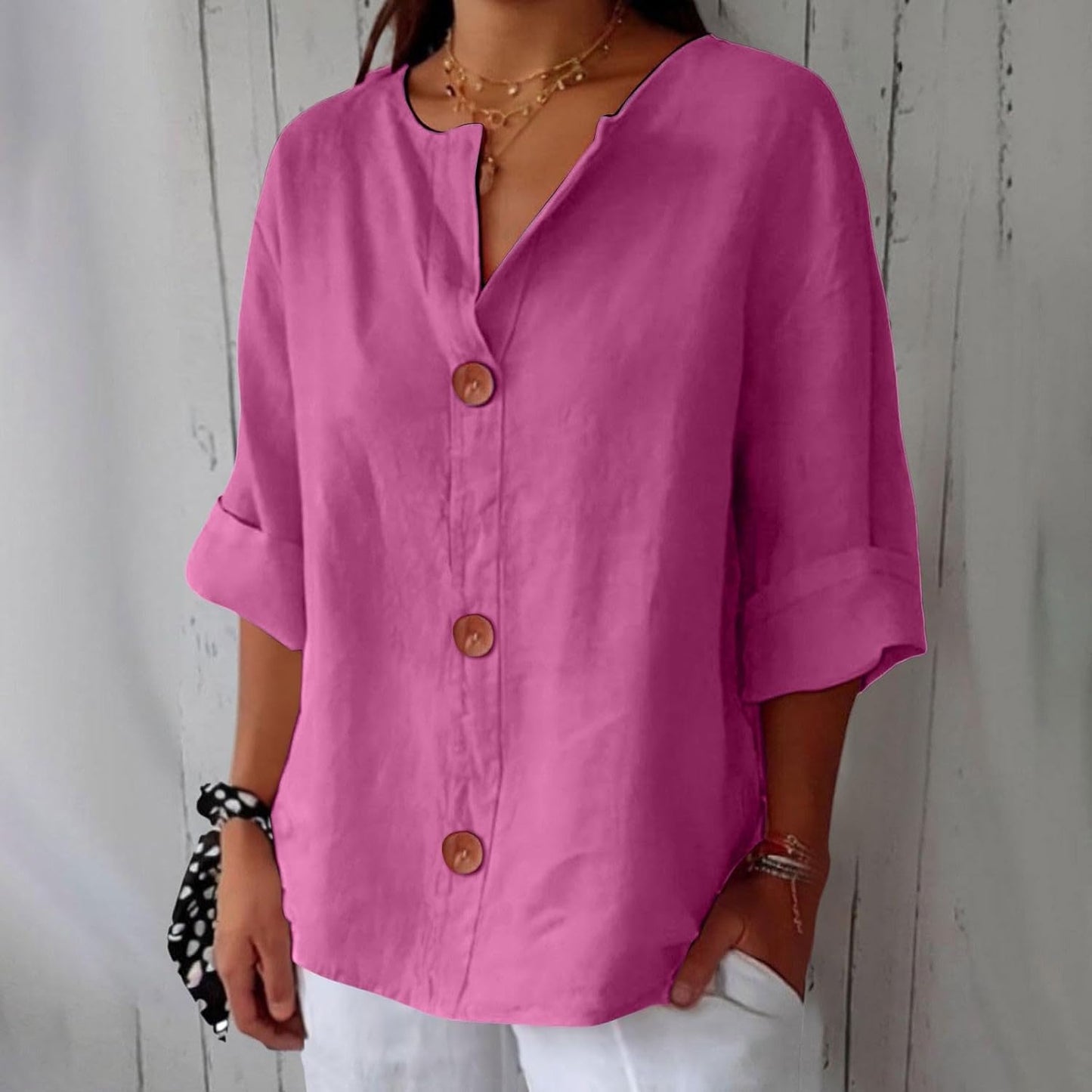 Cassey | Casual Textured Blouse