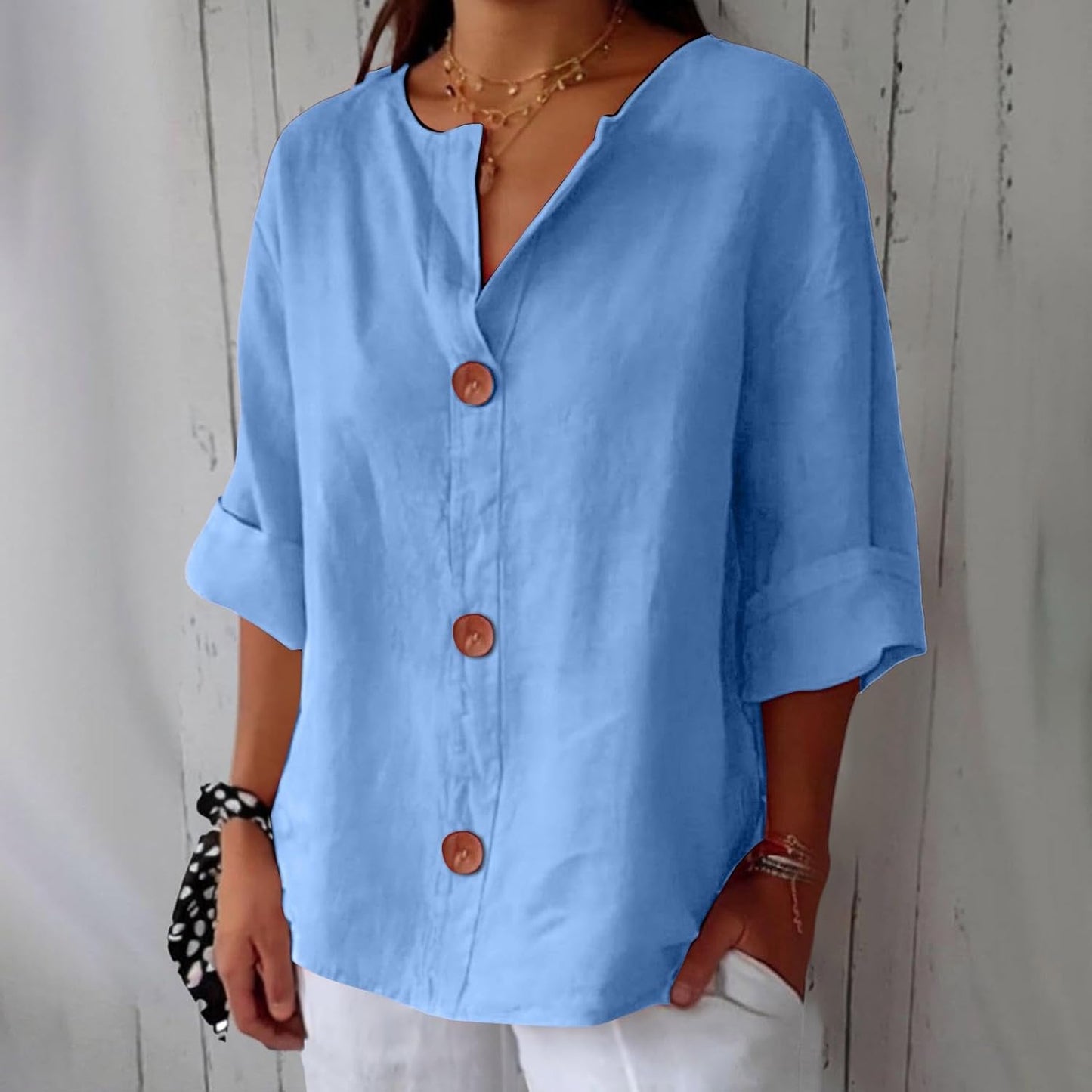 Cassey | Casual Textured Blouse