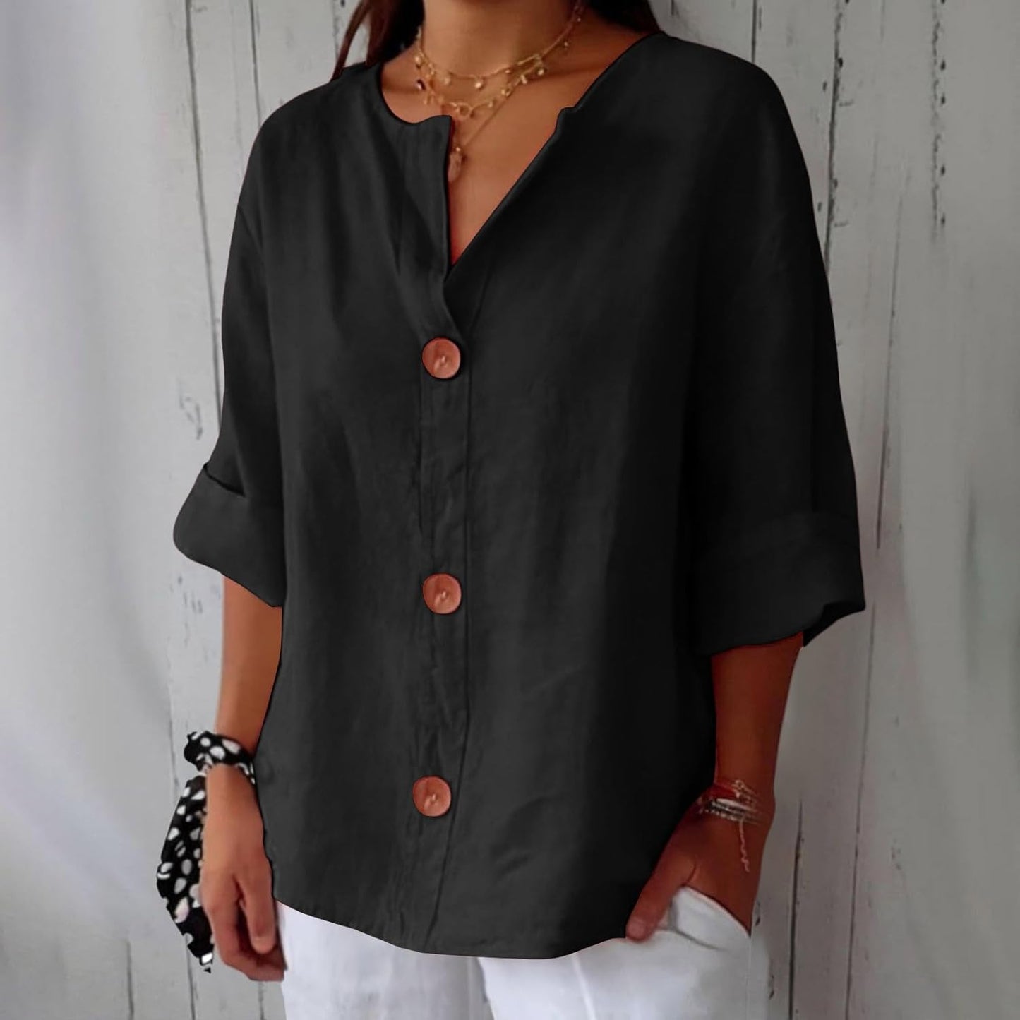 Cassey | Casual Textured Blouse