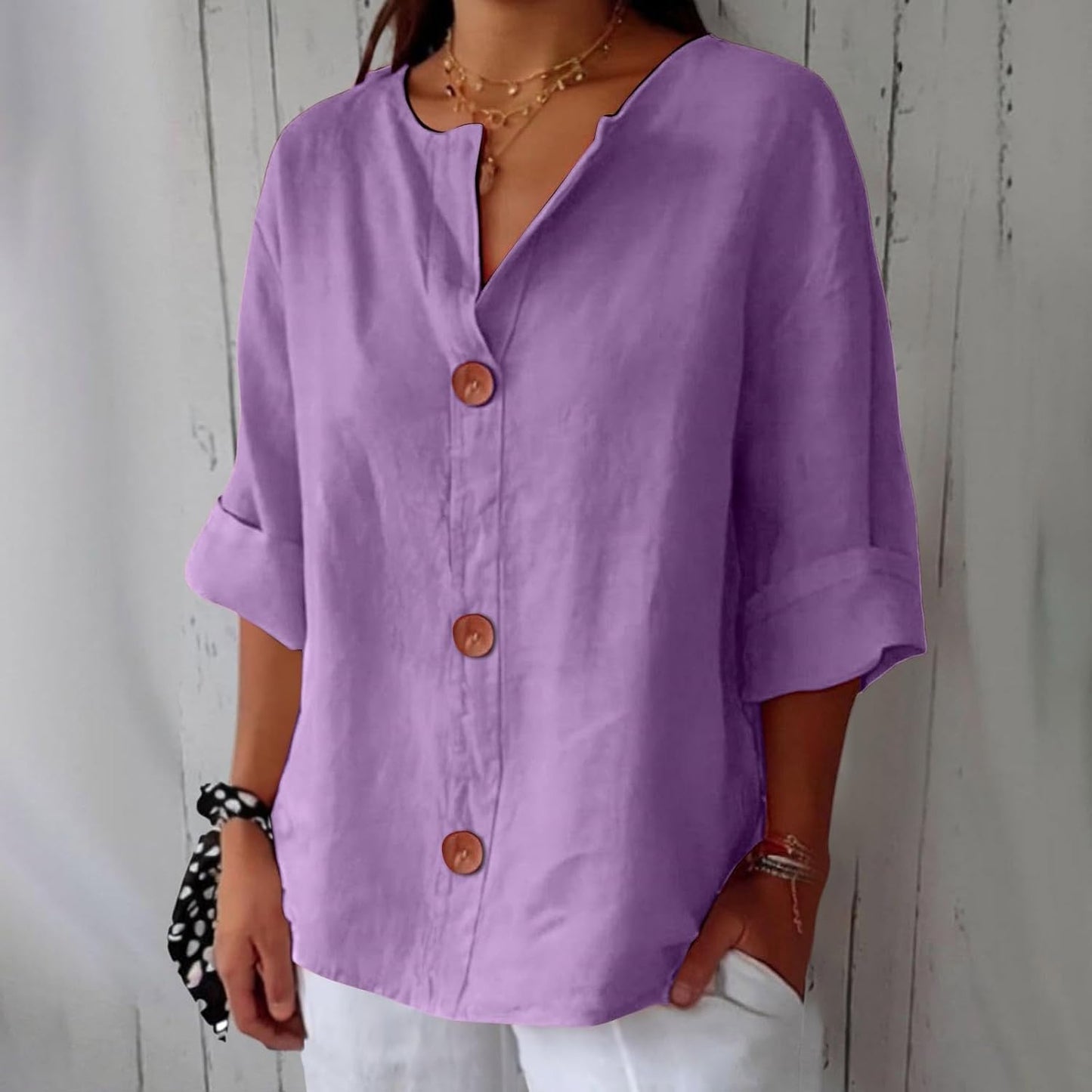 Cassey | Casual Textured Blouse