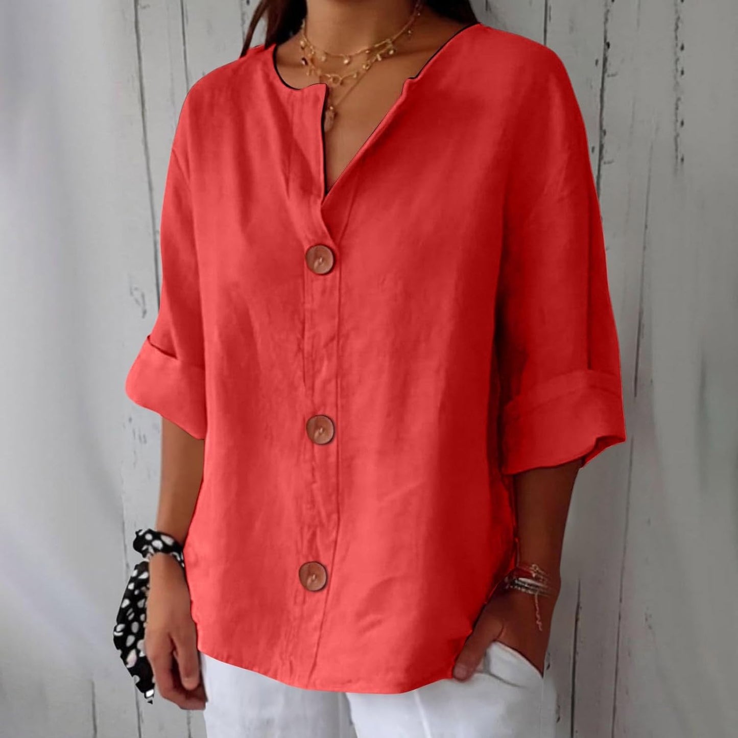 Cassey | Casual Textured Blouse