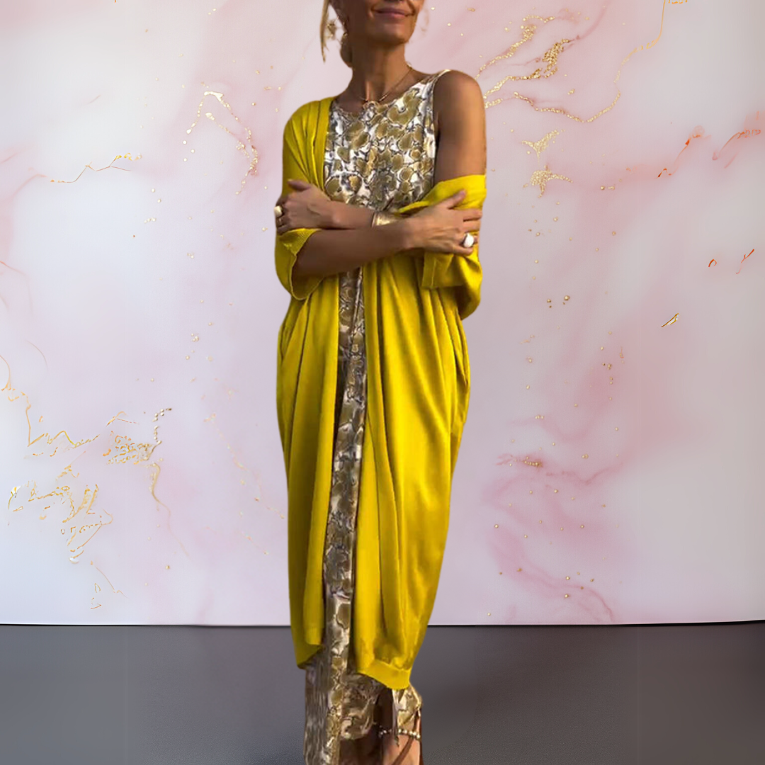 Sandra | Elegant dress with cardigan
