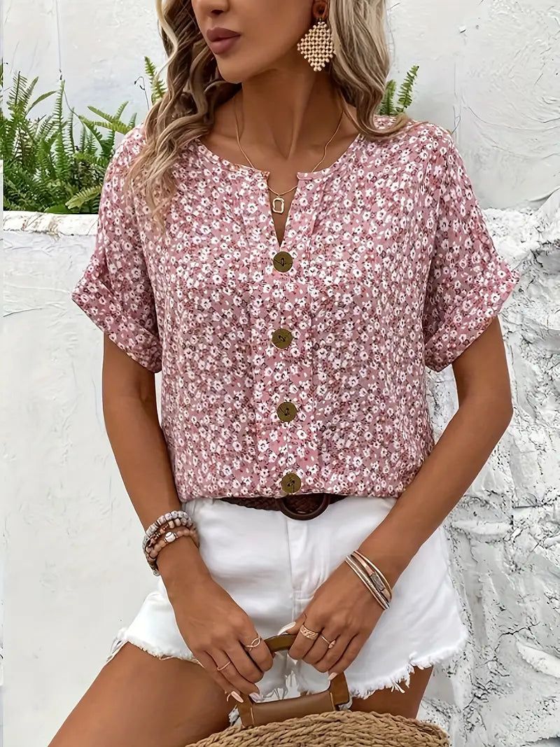 Alethea | Buttons Summer Top