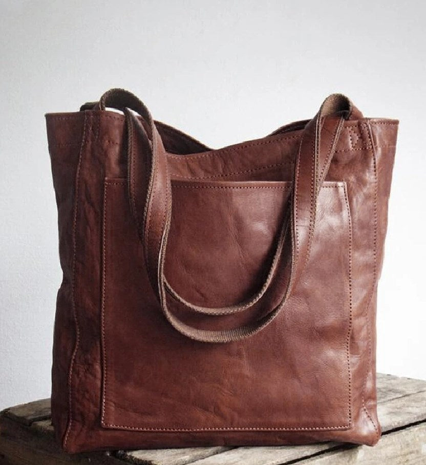 Elysia | Classic Leather Tote