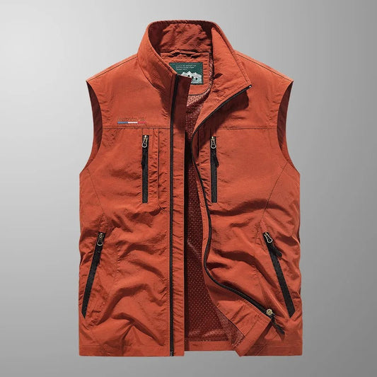 Asher | Multi-Pocket Breathable Outdoor Cargo Vest
