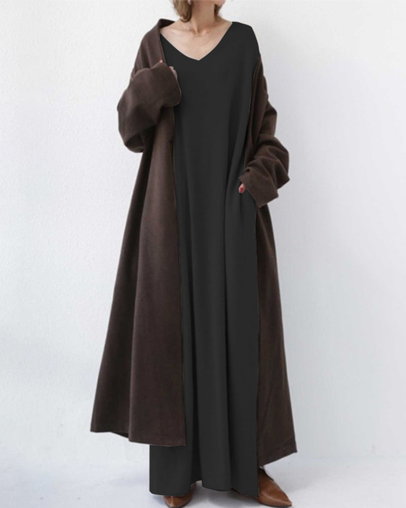 Odette | Elegant Casual V-Neck Dress