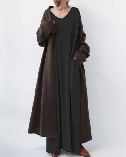 Odette | Elegant Casual V-Neck Dress