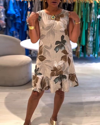 Skyla | Sleeveless Floral Dress