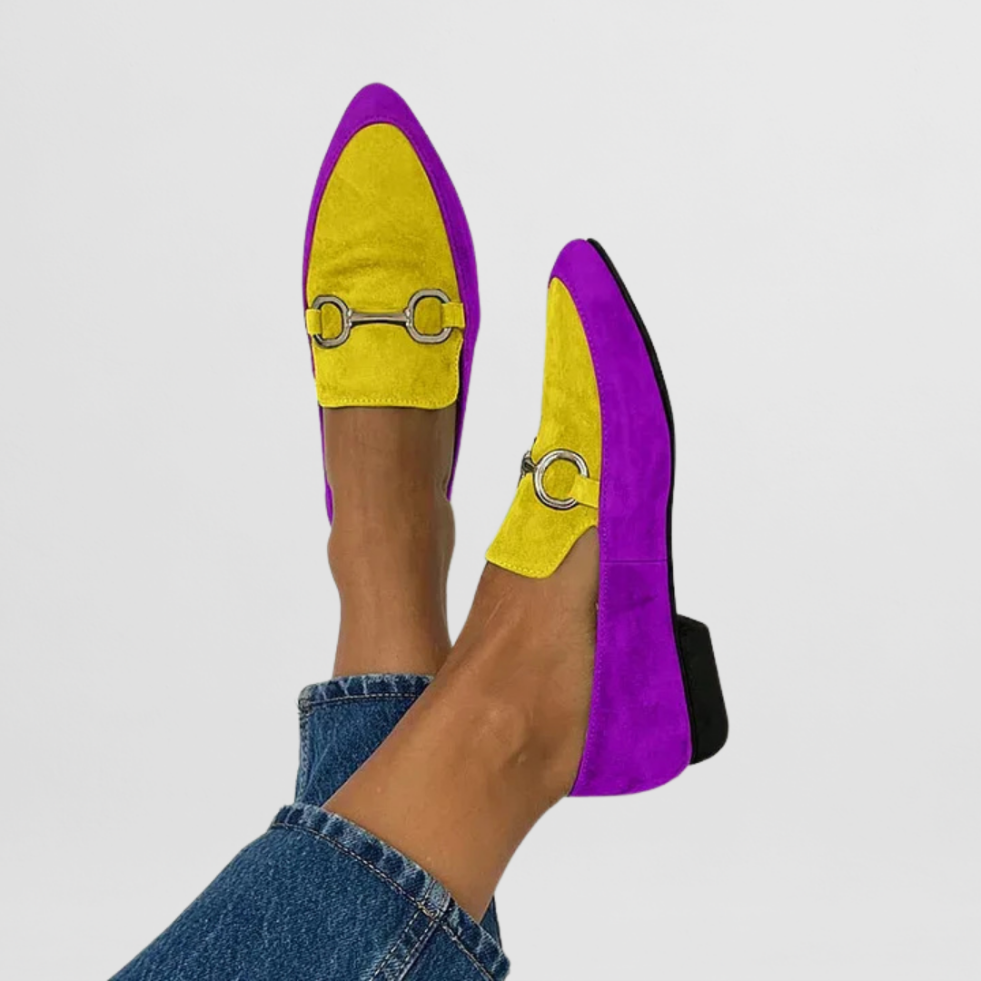 Lorette™ | Colorful Boho Loafers
